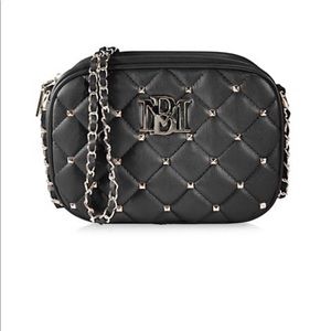 Vegan leather purse black Badgley Mischka